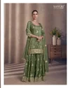 Tiyara By Sayuri Chinon With Embroidery Work Plazzo Suits